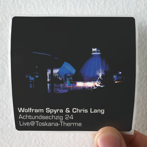 Spyra Achtundsechzig 24 Livetoskana Therme Album Cover Sticker