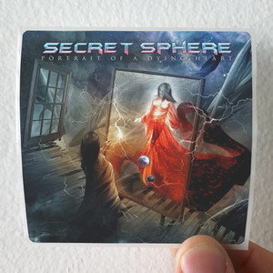Secret Sphere Portrait Of A Dying Heart Album Cover Sticker Secret Sphere Portrait Of A Dying Heart Album Cover Sticker