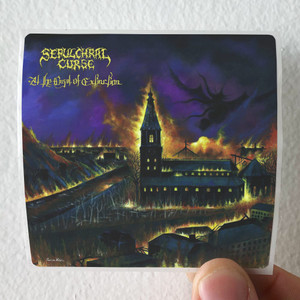 Sepulchral Curse At The Onset Of Extinction 1 Album Cover Sticker Sepulchral Curse At The Onset Of Extinction 1 Album Cover Sticker