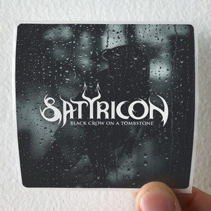 Satyricon Black Crow On A Tombstone Album Cover Sticker Satyricon Black Crow On A Tombstone Album Cover Sticker