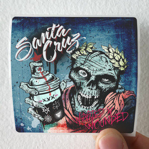 Santa Cruz Wasted N Wounded Album Cover Sticker Santa Cruz Wasted N Wounded Album Cover Sticker