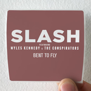 Slash feat Kennedy Miles and The Conspirators Bent To Fly Album Cover Sticker