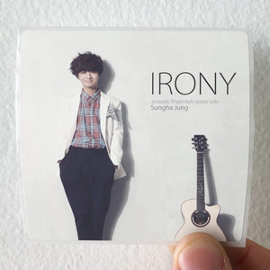 Sungha Jung Irony Album Cover Sticker Sungha Jung Irony Album Cover Sticker