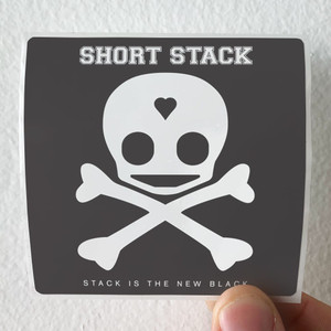 Short Stack Stack Is The New Black Album Cover Sticker Short Stack Stack Is The New Black Album Cover Sticker