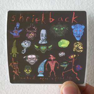 Shriekback Naked Apes Pond Life Album Cover Sticker