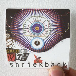 Shriekback Sacred City Album Cover Sticker Shriekback Sacred City Album Cover Sticker