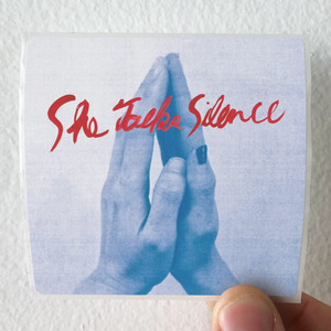 She Talks Silence When It Comes Album Cover Sticker She Talks Silence When It Comes Album Cover Sticker
