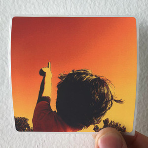 SadHappy Outerspaces Album Cover Sticker