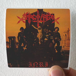 Sarcofago Inri Album Cover Sticker Sarcofago Inri Album Cover Sticker