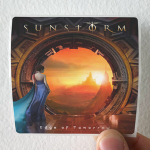 Sunstorm Edge Of Tomorrow Album Cover Sticker Sunstorm Edge Of Tomorrow Album Cover Sticker