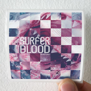 Surfer Blood Astro Coast Album Cover Sticker Surfer Blood Astro Coast Album Cover Sticker