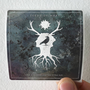Seeds of Mary The Blackbird And The Dying Sun Album Cover Sticker
