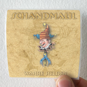 Schandmaul Wahre Helden 1 Album Cover Sticker