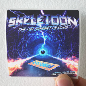 skeletoon The 121 Gigawatts Club Album Cover Sticker