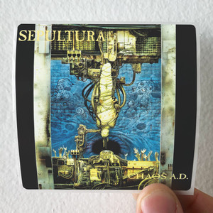 Sepultura Chaos Ad Album Cover Sticker Sepultura Chaos Ad Album Cover Sticker