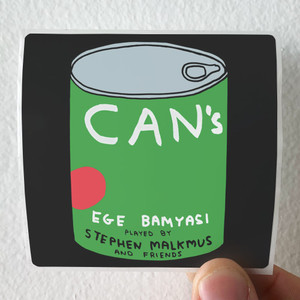 Stephen Malkmus Cans Ege Bamyasi Played By Stephen Malkmus And Friends Album Cover Sticker