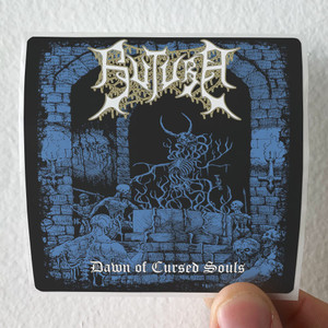 Sutura Dawn Of Cursed Souls Album Cover Sticker Sutura Dawn Of Cursed Souls Album Cover Sticker