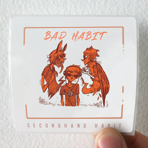 Secondhand Habit Bad Habit Album Cover Sticker