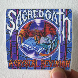 Sacred Oath A Crystal Revision Album Cover Sticker