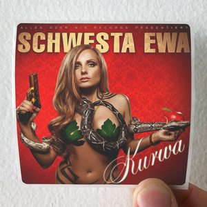 Schwesta Ewa Kurwa Album Cover Sticker
