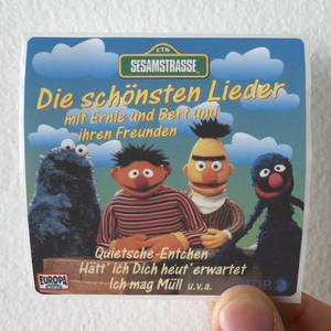 Sesamstraae Die Schnsten Lieder Mit Ernie Und Bert Und Ihren Freunden Album Cover Sticker Sesamstraae Die Schnsten Lieder Mit Ernie Und Bert Und Ihren Freunden Album Cover Sticker