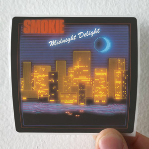Smokie Midnight Delight Album Cover Sticker