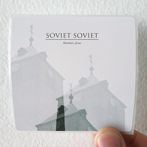 Soviet Soviet Summer Jesus Album Cover Sticker Soviet Soviet Summer Jesus Album Cover Sticker