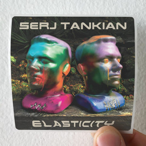 Serj Tankian Elasticity Album Cover Sticker Serj Tankian Elasticity Album Cover Sticker