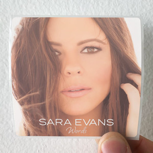 Sara Evans Words Album Cover Sticker Sara Evans Words Album Cover Sticker
