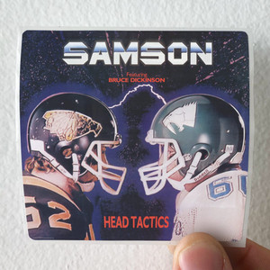 Samson Head Tactics Album Cover Sticker