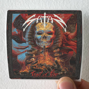 Satan Trail Of Fire Album Cover Sticker
