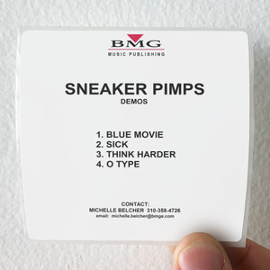 Sneaker Pimps Demos Album Cover Sticker Sneaker Pimps Demos Album Cover Sticker