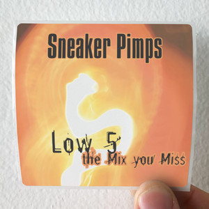 Sneaker Pimps Low Five 1 Album Cover Sticker Sneaker Pimps Low Five 1 Album Cover Sticker
