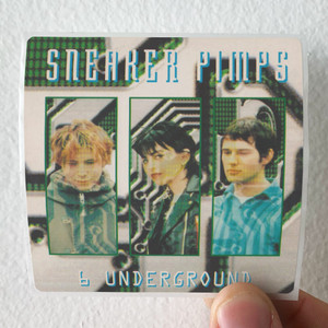 Sneaker Pimps 6 Underground Album Cover Sticker Sneaker Pimps 6 Underground Album Cover Sticker