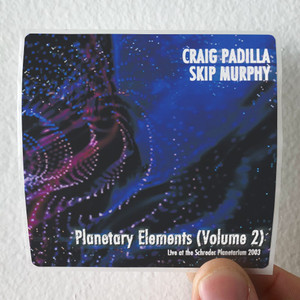 Skip Murphy Planetary Elements Volume 2 Album Cover Sticker Skip Murphy Planetary Elements Volume 2 Album Cover Sticker