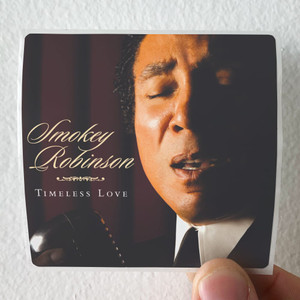 Smokey Robinson Timeless Love Album Cover Sticker Smokey Robinson Timeless Love Album Cover Sticker