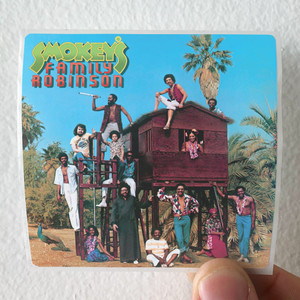 Smokey Robinson Smokeys Family Robinson Album Cover Sticker Smokey Robinson Smokeys Family Robinson Album Cover Sticker
