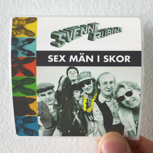 Svenne Rubins Sex Mn I Skor Album Cover Sticker Svenne Rubins Sex Mn I Skor Album Cover Sticker