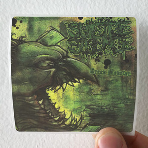 Suicide Silence Green Monster Album Cover Sticker Suicide Silence Green Monster Album Cover Sticker