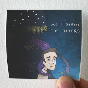 Scott Sellers The Jitters Album Cover Sticker Scott Sellers The Jitters Album Cover Sticker