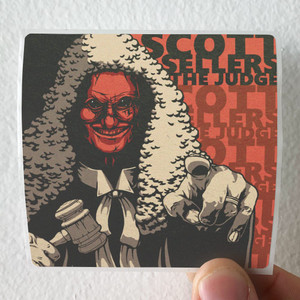Scott Sellers The Judge Album Cover Sticker