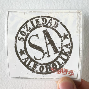 Soziedad Alkoholika Sesin2 Album Cover Sticker Soziedad Alkoholika Sesin2 Album Cover Sticker