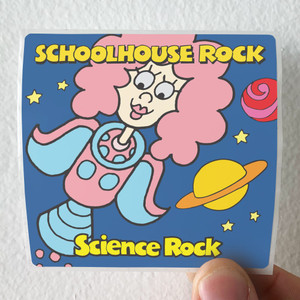 Schoolhouse Rock Schoolhouse Rock Science Rock Album Cover Sticker