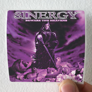 Sinergy Beware The Heavens Album Cover Sticker Sinergy Beware The Heavens Album Cover Sticker