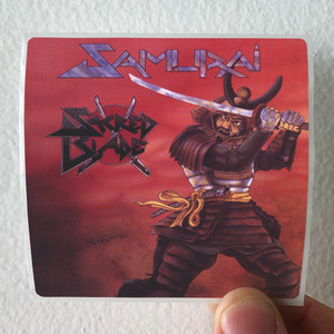 Samurai Sacred Blade Album Cover Sticker