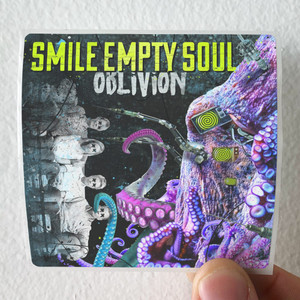 Smile Empty Soul Oblivion Album Cover Sticker