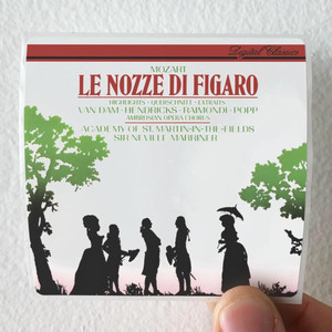 Sir Neville Marriner Le Nozze Di Figaro Album Cover Sticker Sir Neville Marriner Le Nozze Di Figaro Album Cover Sticker