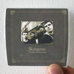 Silverstein 18 Candles The Early Years Album Cover Sticker Silverstein 18 Candles The Early Years Album Cover Sticker