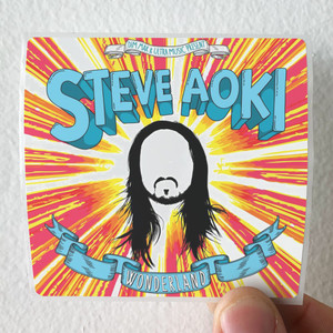 Steve Aoki Wonderland Album Cover Sticker