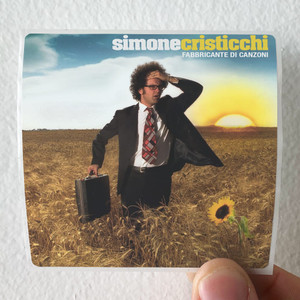 Simone Cristicchi Fabbricante Di Canzoni Album Cover Sticker Simone Cristicchi Fabbricante Di Canzoni Album Cover Sticker